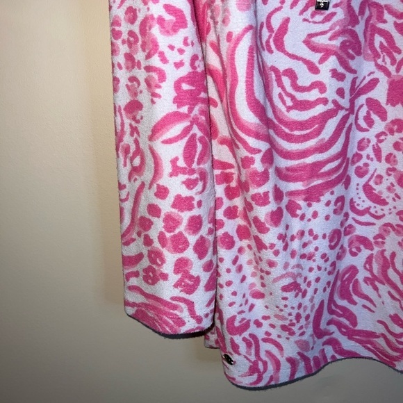 Lilly Pulitzer Pink and White Floral Swim Coverup - Picture 2 of 14
